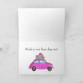 Fiat 500 verjaardags kaart (Binnen)