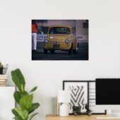 Fiat 600 - Little Giant Killer -  belemmering Poster (Thuiskantoor)