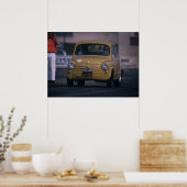 Fiat 600 - Little Giant Killer -  belemmering Poster (Keuken)