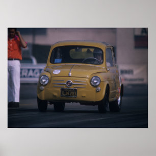 Fiat 600 - Little Giant Killer - belemmering Poster