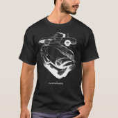 FIAT 850 SPIDER Classic T-Shirt (Voorkant)