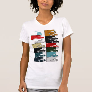 FIAT 850 SPORT COUPE SPIDER COLOR CHART362 T-SHIRT