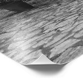  FIAT-auto in Italië in zwart-wit Foto Afdruk (Hoek)