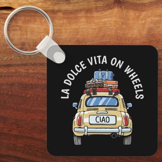  Fiat Car Sleutelhanger (Voorkant)