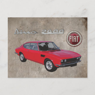 FIAT DINO 2400 BRIEFKAART