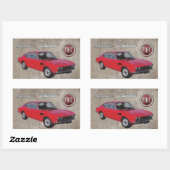 FIAT DINO 2400 STICKER (Feuille)