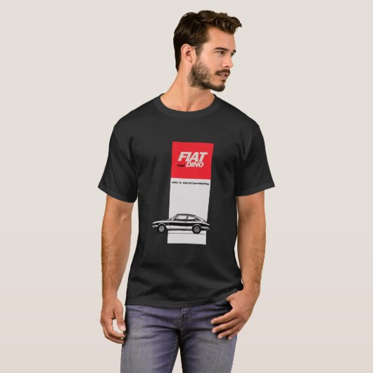 FIAT DINO COUPE92 T-SHIRT (Voorkant volledig)