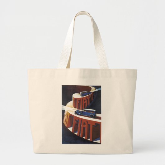 Fiat Grote Tote Bag (Voorkant)