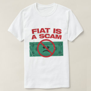 FIAT IS OPLICHTERIJ - Bitcoin Heren T-Shirt