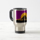 Fiat Lingua sur la tasse de voyage de drapeau (Devant gauche)