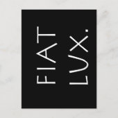 Fiat Lux Briefkaart (Voorkant)