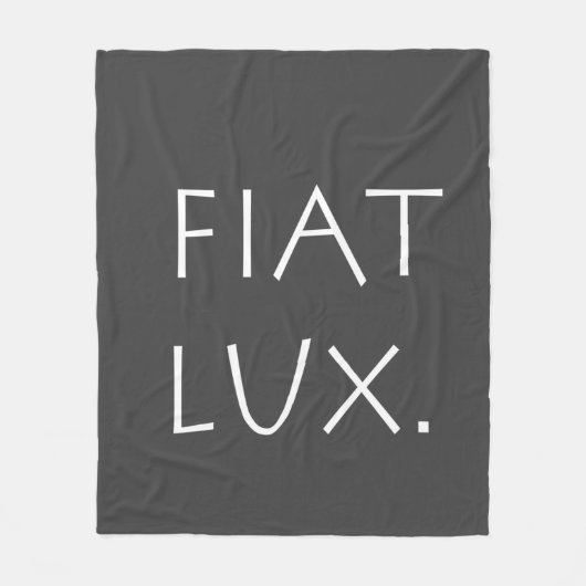 Fiat Lux Fleece Deken (Voorkant)