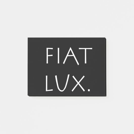 Fiat Lux Post-it® Notes (Voorkant)