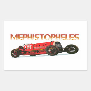 Fiat Mephistopheles Rechthoekige Sticker