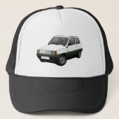 Fiat Panda 45 mk1 wit Trucker Pet (Voorkant)