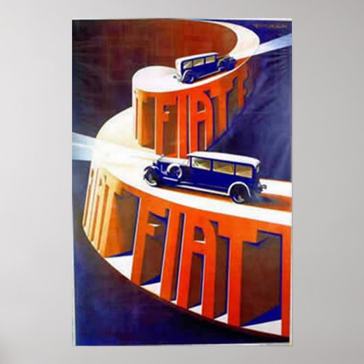 Fiat-Poster Poster (Voorkant)