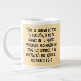 Fíate de Jehová de todo tu corazóSpreuken 3:5-6 Extra Grote Beker