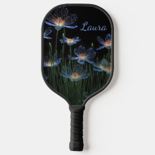 Fiber Optische Bloemen Pickleball Paddle