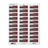  Fiberglass Travel Trailer Etiket (Full Sheet)