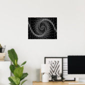 Fibonacci Black, Poster (Bureau à domicile)
