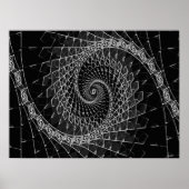 Fibonacci Black, Poster (Devant)