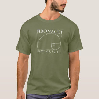 Fibonacci - Donker T-shirt