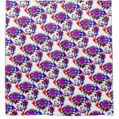 Fibonacci "Fish" door Kenneth Yoncich Douchegordijn (Voorkant)