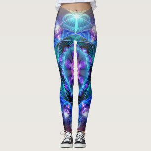Fibonacci Flower Mandala Leggings