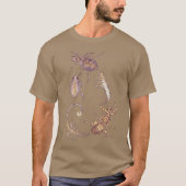 Fibonacci Fresh Water Bug Spiral T-shirt (Voorkant)