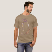 Fibonacci Fresh Water Bug Spiral T-shirt (Voorkant volledig)