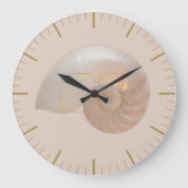 Fibonacci Golden Ration Sacred Geometry Large Grote Klok (Voorkant)