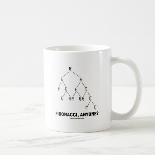 Fibonacci, Iedereen? (Fibonacci Rooster) Koffiemok (Rechts)