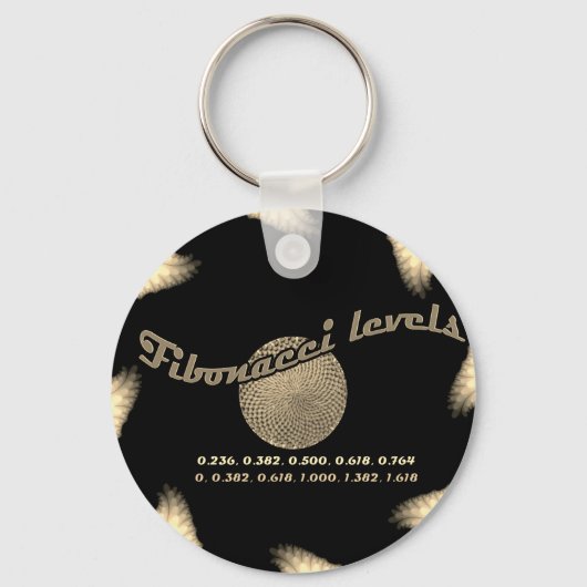 Fibonacci-nummers voor handelaar sleutelhanger (Voorkant)