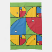 Fibonacci Parrots Theedoek (Verticaal)