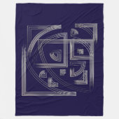 Fibonacci puzzle fleece deken (Voorkant)