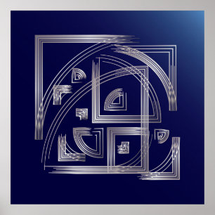 Fibonacci puzzle poster