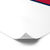 Fibonacci Red White en Blue II Huge Poster (Hoek)