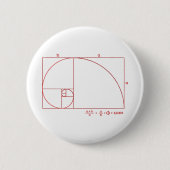 Fibonacci Ronde Button 5,7 Cm (Voorkant)