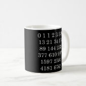 Fibonacci Sequence Mok Aangepaste Fibonacci Mok Wi (Voorkant rechts)