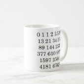Fibonacci Sequence Mok Custom Gift for Wiskunde lo (Voorkant rechts)
