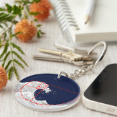 Fibonacci sequentie en de Grote Golf Sleutelhanger (Voorkant Rechts)