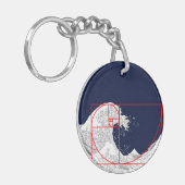 Fibonacci sequentie en de Grote Golf Sleutelhanger (Voorkant Links)