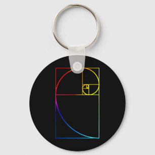 Fibonacci Spiraal Geometrie Heilig Spiritueel Zen Sleutelhanger