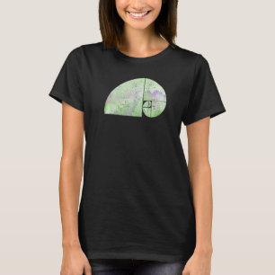 Fibonacci Spiraal Olifant  Gulden Snede  grungy 3 T-shirt