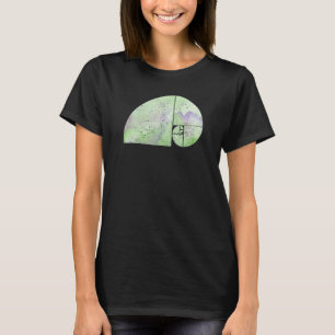 Fibonacci Spiraal Olifant   Gulden Snede   grungy T-shirt
