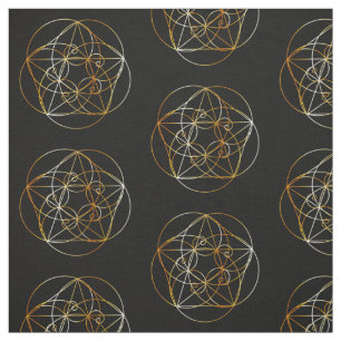 Fibonacci Spiral- De heilige geometrie Stof