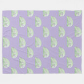 Fibonacci Spiral Elephant - Gouden Ratio 3 Fleece Deken (Voorkant (Horizontaal))