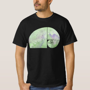 Fibonacci Spiral Elephant - Gouden Ratio 3 T-shirt