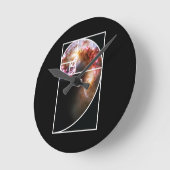 Fibonacci Spiral Galaxy Ronde Klok (Hoek)