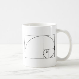 Fibonacci Spiral Golden Ratio Koffiemok